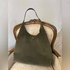 Coach Brooklyn 39 Olive Green Suede